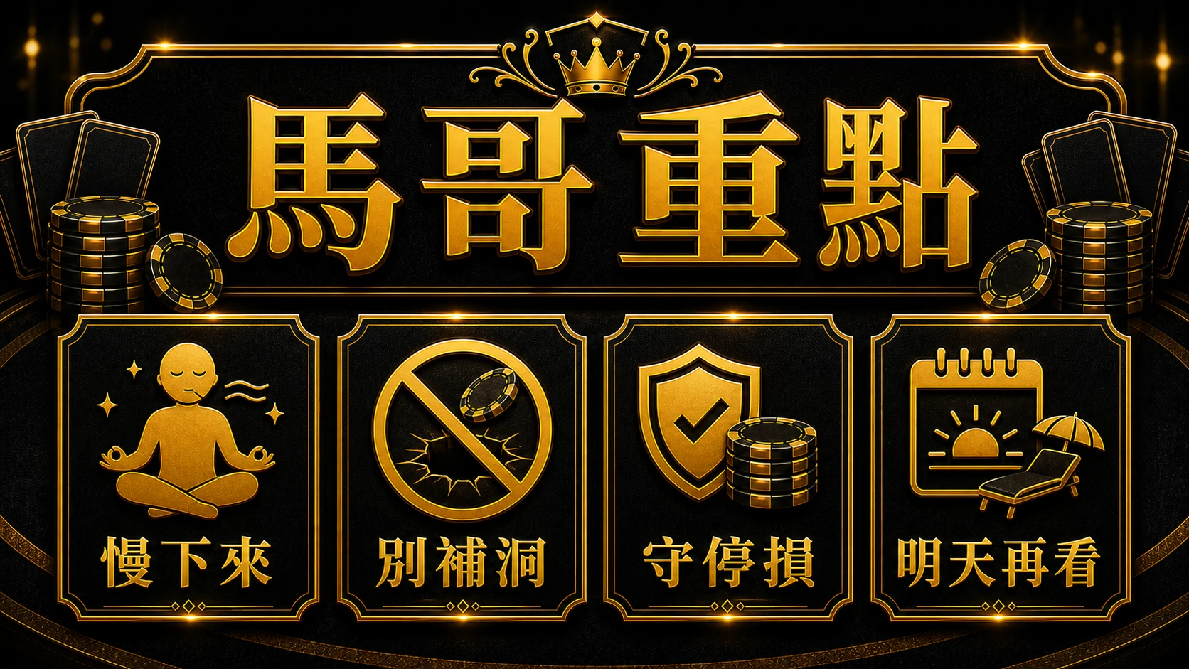 百家樂連輸壓力怎麼解 馬哥重點整理 MBM娛樂城