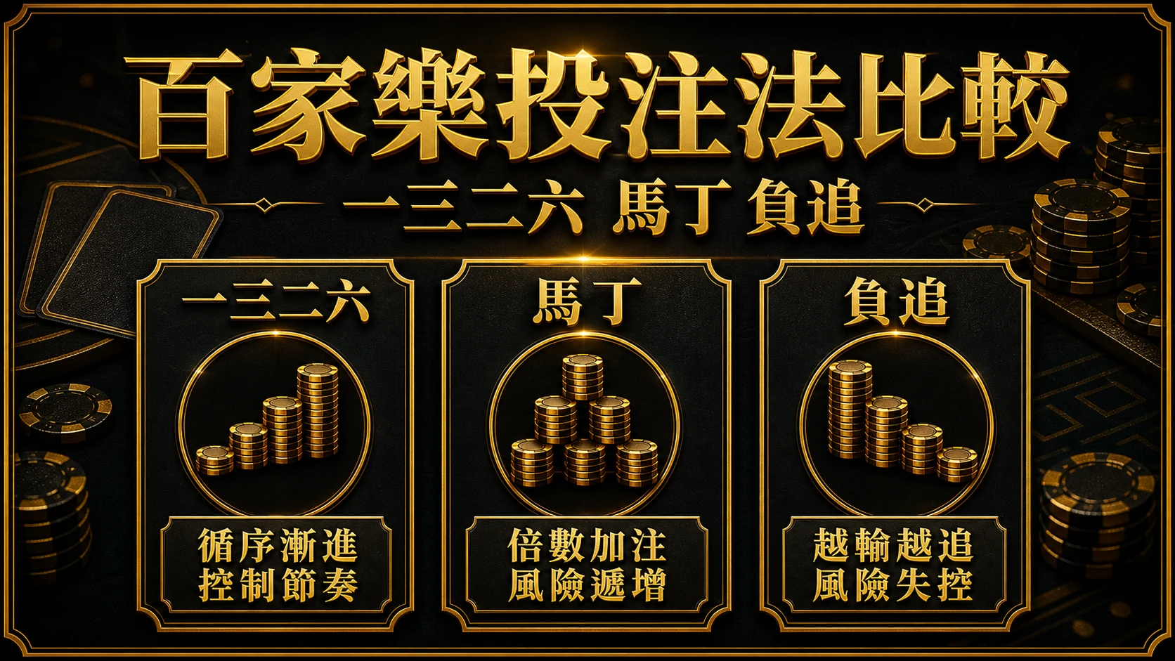 百家樂投注法怎麼選 主題總覽 MBM娛樂城
