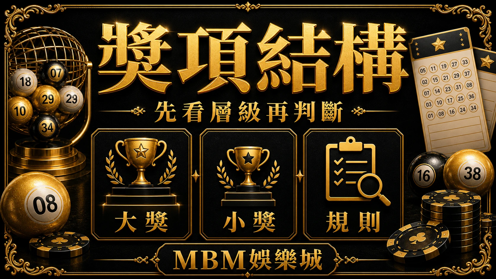 獎項結構 線上彩票玩法比較:開獎節奏、獎項結構與風險控管 MBM娛樂城