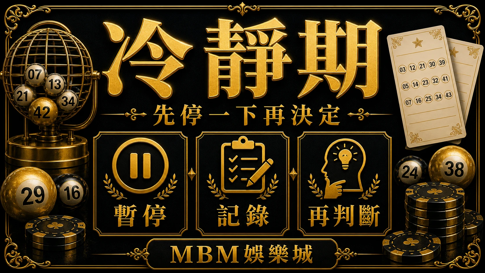 冷靜期 彩票追號可以嗎?連續下注、冷靜期與資金紀律 MBM娛樂城