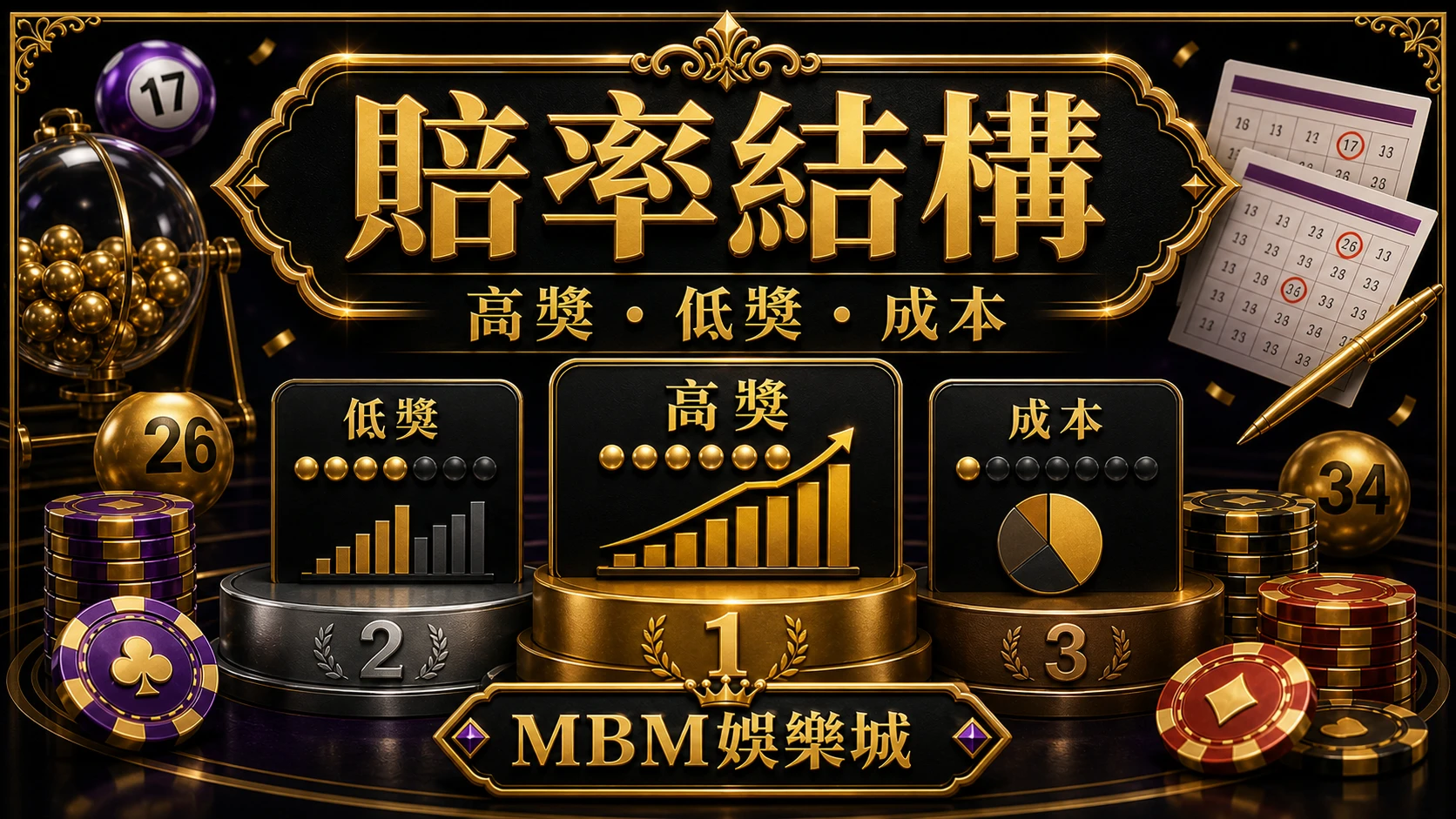 賠率結構 彩票中獎機率怎麼看?賠率、期望值與投注成本提醒 MBM娛樂城
