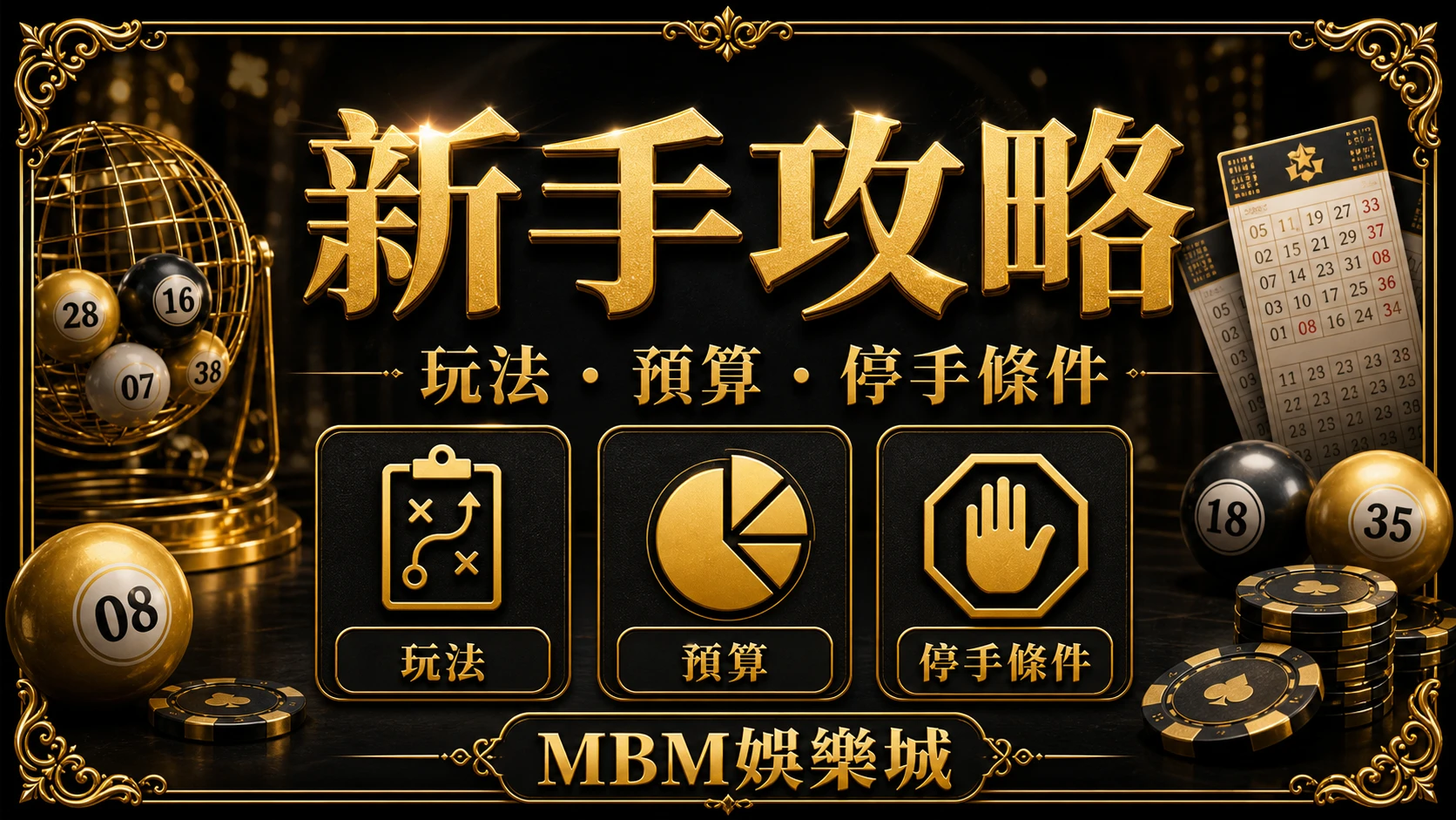 新手攻略 彩票新手攻略:玩法、預算與停手條件完整檢查 MBM娛樂城