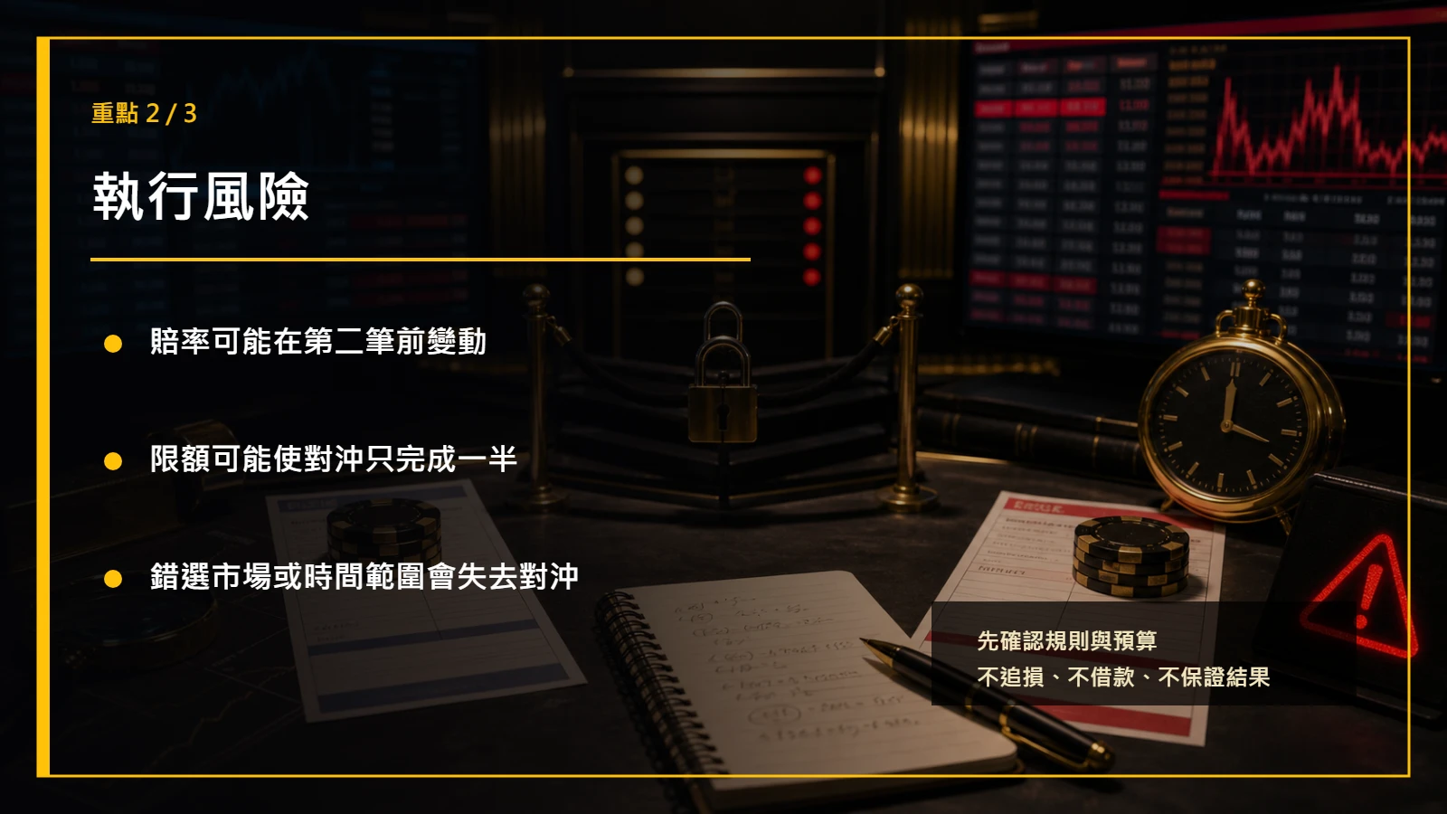 體育套利風險重點2