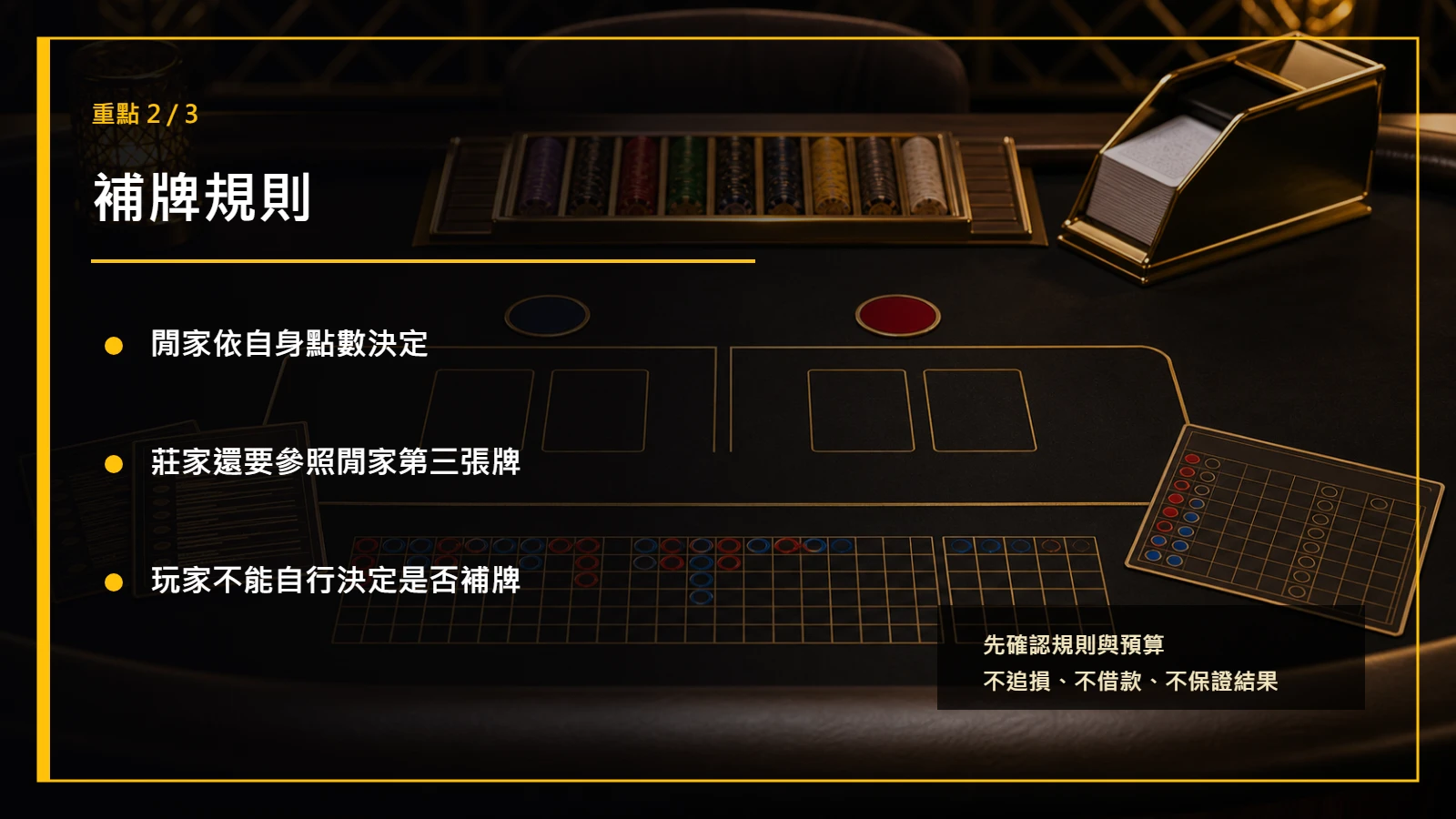 百家樂術語重點2
