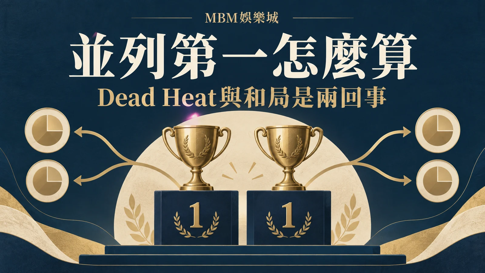 並列第一怎麼算：Dead Heat與和局是兩回事