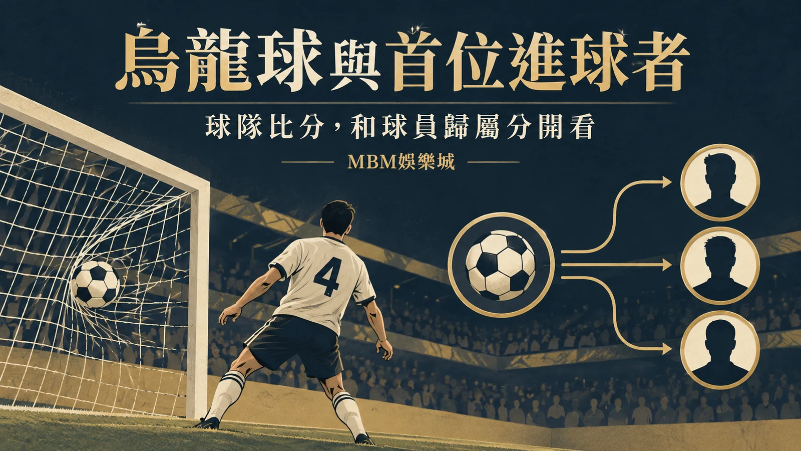 烏龍球與首位進球者：球隊比分，和球員歸屬分開看